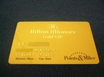 ヒルトン・ゴールド会員カード